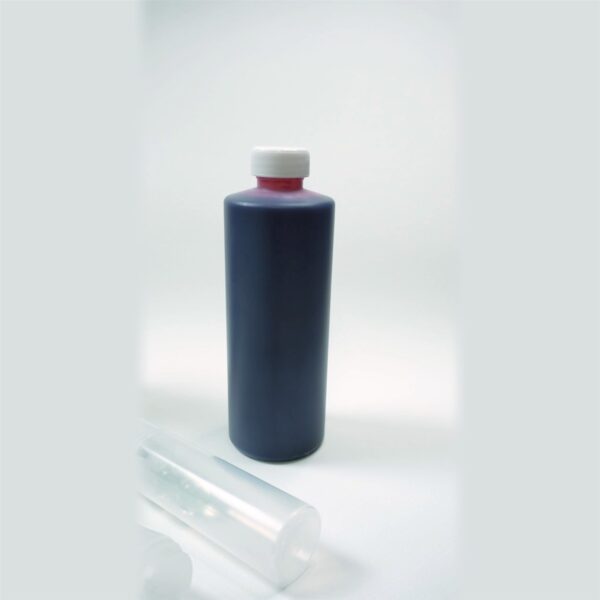 Botella de tinta industrial roja de 250 ml